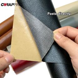 pu leather self adhesive repair patch, sofa, car seat, furniture & bag fix, waterproof & durable