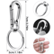 Premium Metal Carabiner Clip Keychain Durable Key Ring Holder For Keys Organizer Hook 4