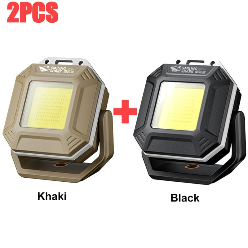 COB LED Work Light Rechargeable Waterproof Inspection Lamp With Magnetic Base Emergency Light For C 6