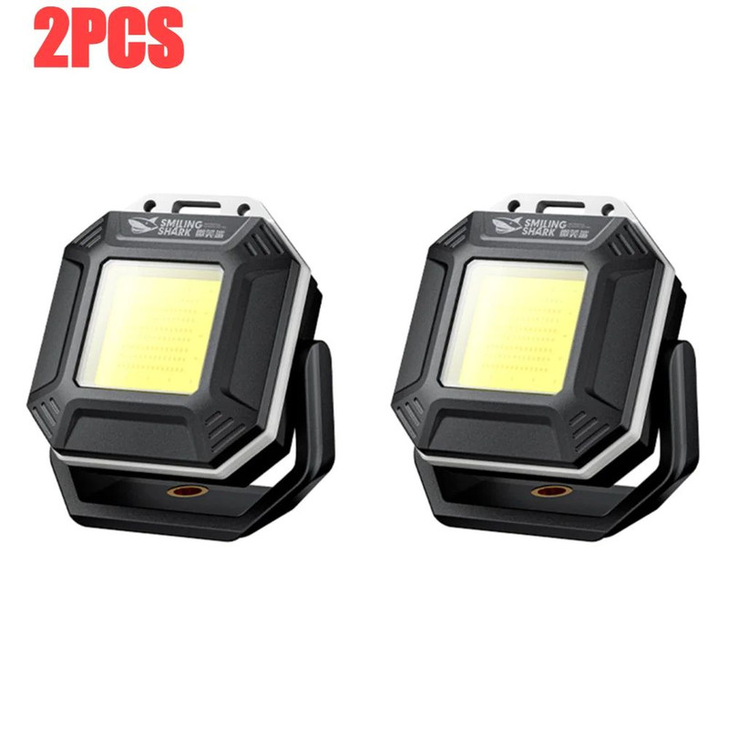 COB LED Work Light Rechargeable Waterproof Inspection Lamp With Magnetic Base Emergency Light For C 8