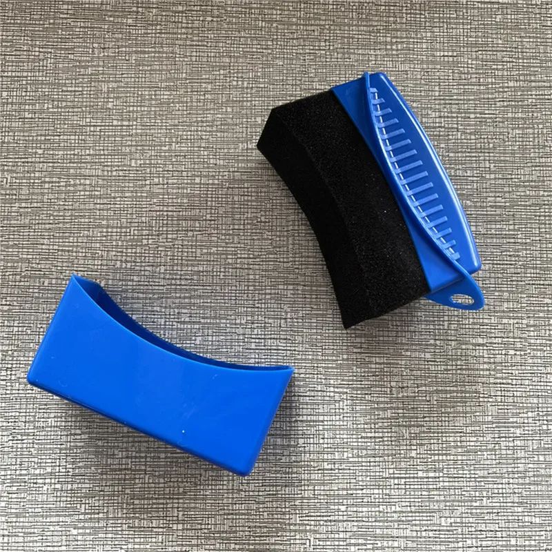 Car Wheel Polishing  Waxing Sponge Brush  ABS Plastic Tire Dressing Applicator Pad For Detailing  C 5