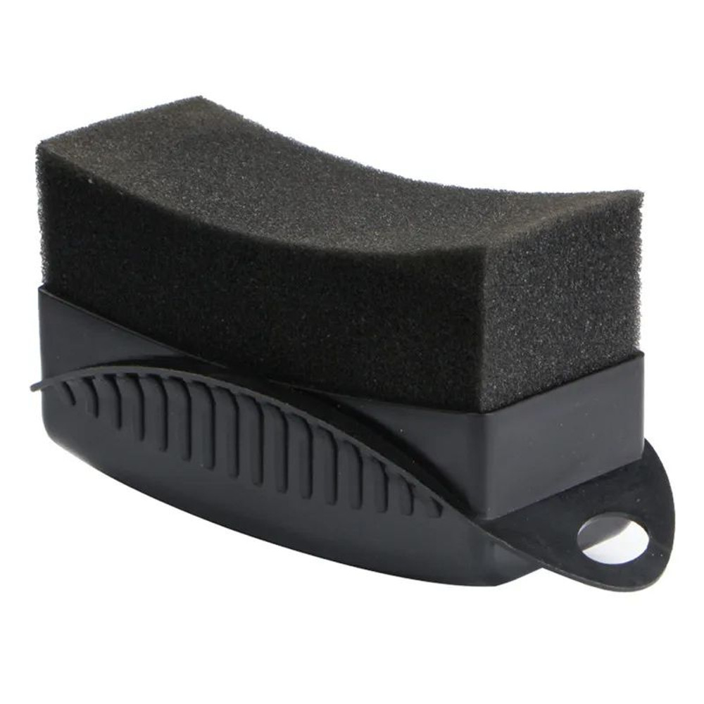 Car Wheel Polishing  Waxing Sponge Brush  ABS Plastic Tire Dressing Applicator Pad For Detailing  C 1