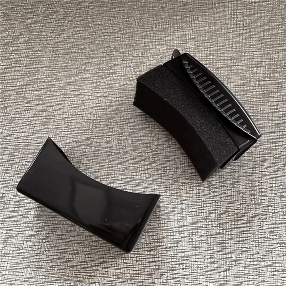 Car Wheel Polishing  Waxing Sponge Brush  ABS Plastic Tire Dressing Applicator Pad For Detailing  C 6
