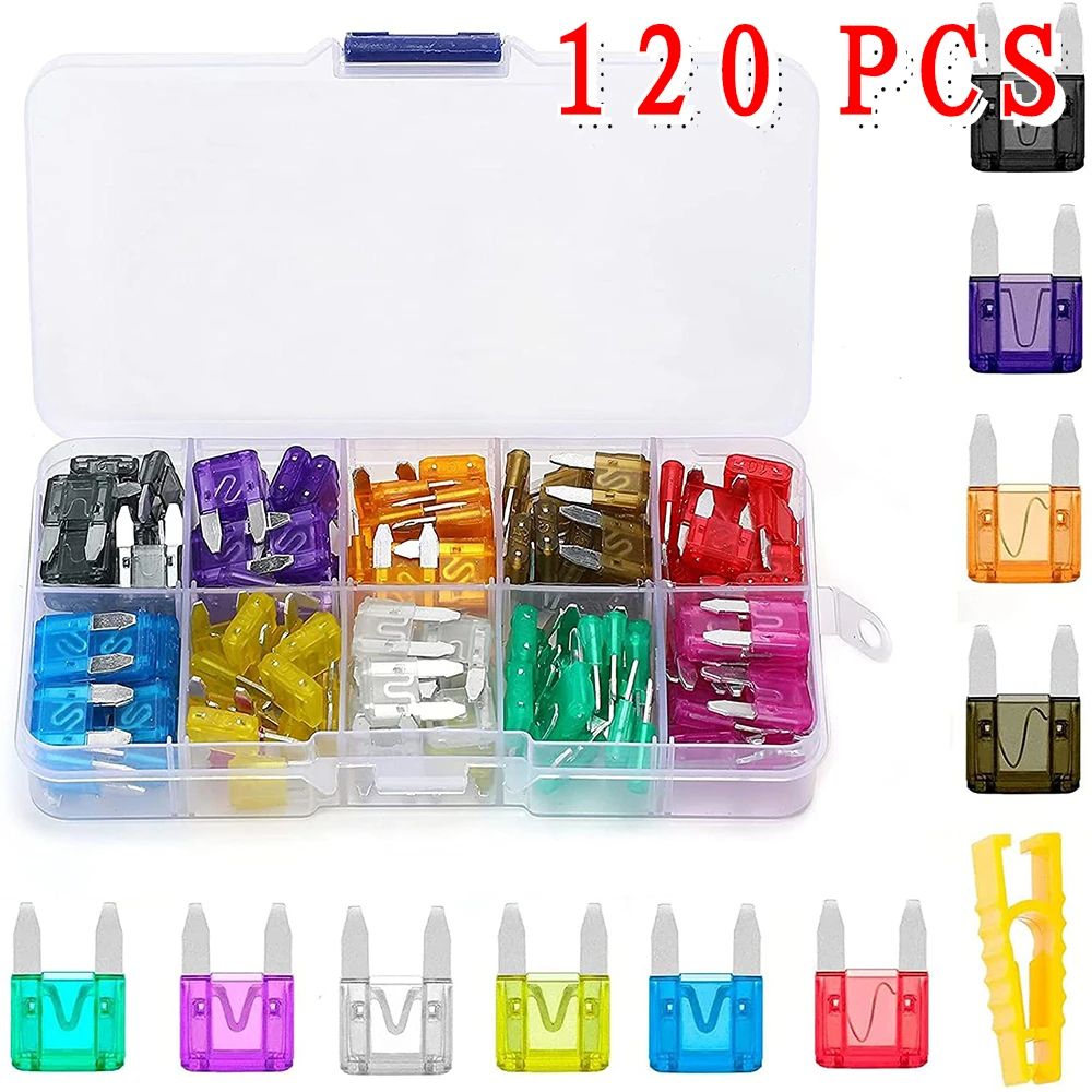 Comprehensive Car Fuse Blade Fuse Kit Assorted Auto Fuses With Puller For Cars Trucks And SUVs 7