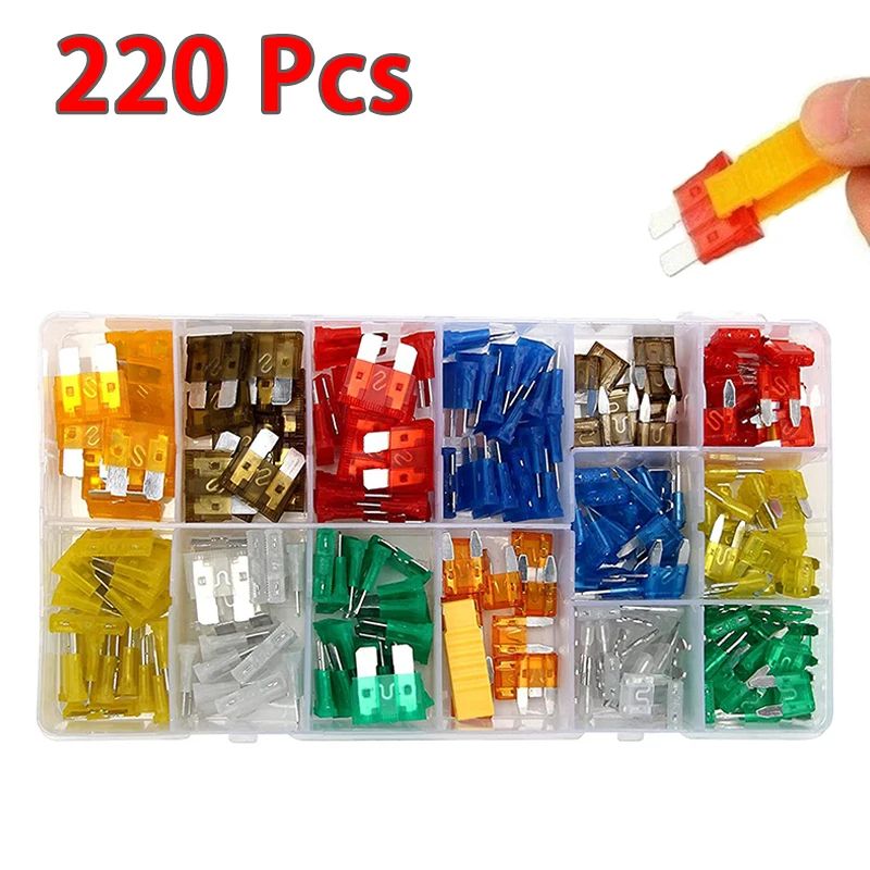 Comprehensive Car Fuse Blade Fuse Kit Assorted Auto Fuses With Puller For Cars Trucks And SUVs 8