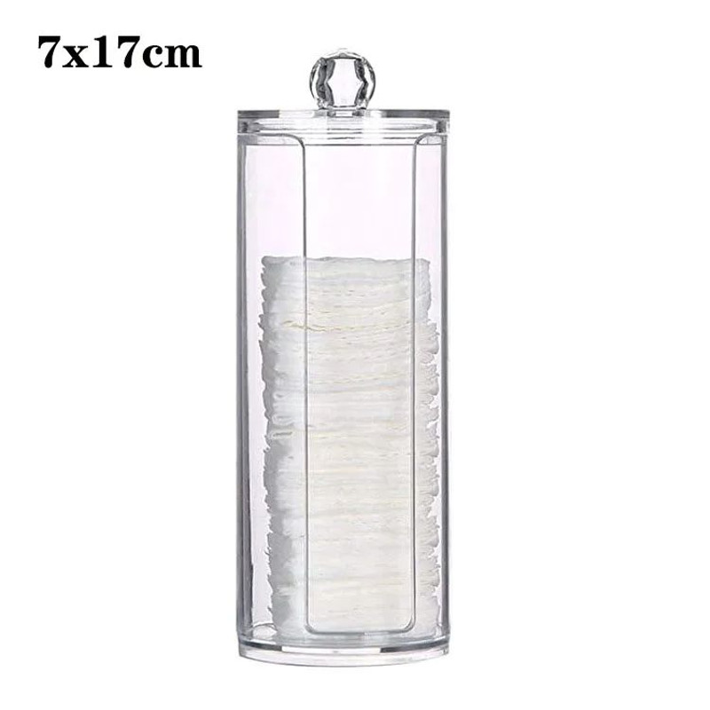 Makeup Cotton Pad Organizer Bathroom Storage Box For Cotton Swabs Cosmetics Jewelry 7