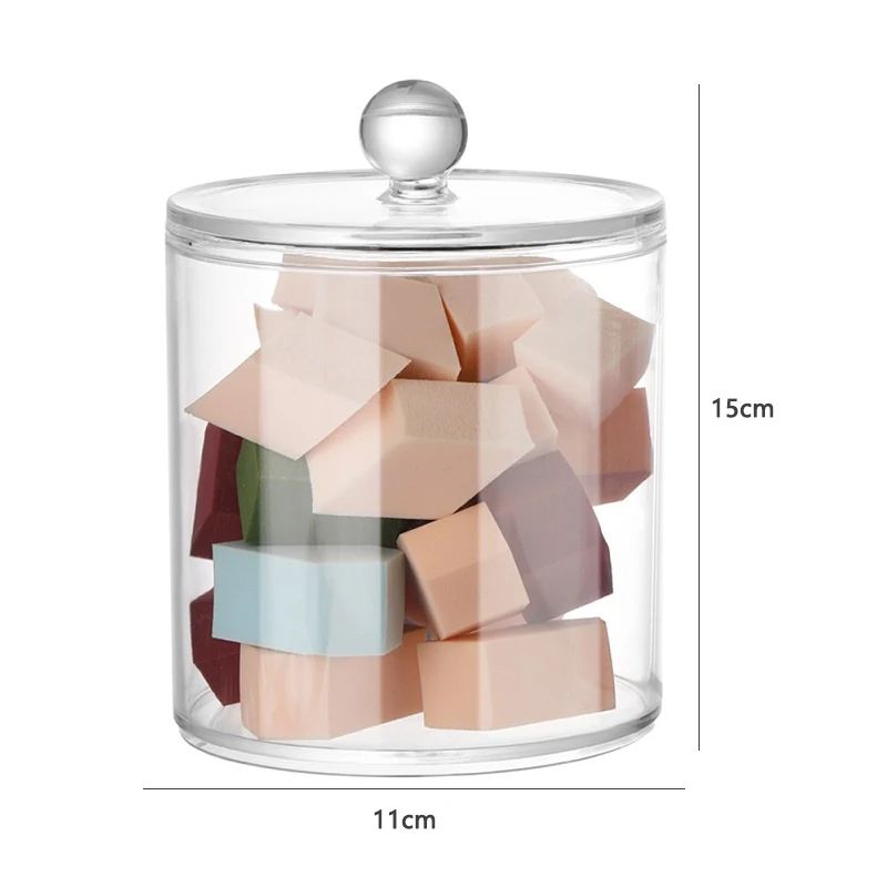 Makeup Cotton Pad Organizer Bathroom Storage Box For Cotton Swabs Cosmetics Jewelry 11