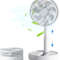 USB Foldable Fan With 4 Speeds And Timer Battery Operated Mini Table Fan For Bedroom Indoor And Out 2