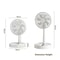 USB Foldable Fan With 4 Speeds And Timer Battery Operated Mini Table Fan For Bedroom Indoor And Out 5