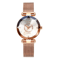 Ocean Star Womens Crystal Watch Luxury Rose Gold Bracelet Wrist Watch For Ladies 8