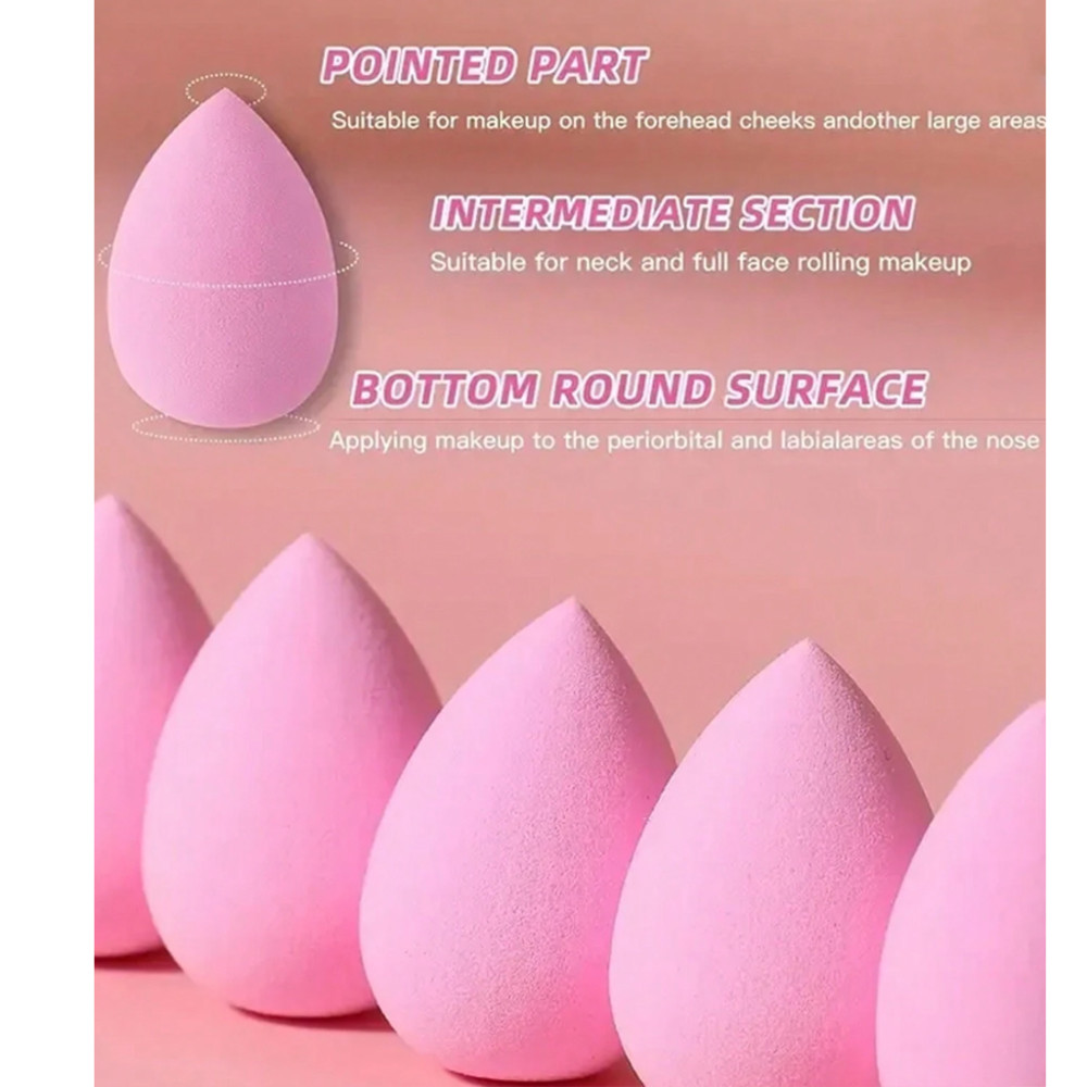 Mini Finger Puff Beauty Sponge DualPurpose Makeup Blender For Cream  Powder Concealer 2