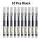 Straight Liquid Gel Pens QuickDrying LargeCapacity 05mm Ink For School Office Writing 6