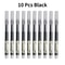 Straight Liquid Gel Pens QuickDrying LargeCapacity 05mm Ink For School Office Writing 6