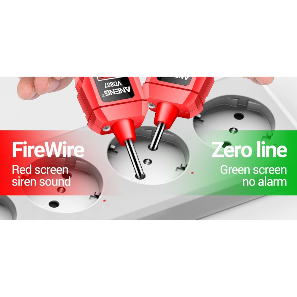 Portable Smart Electric Pen Tester OneWord Induction NCV Sensor NonContact Voltage Detector 12