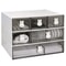 MultiCompartment Pencil Cabinet Desktop Student Drawer Organizer With Rabbit Handles 3
