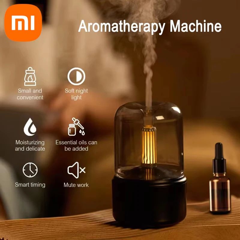 Creative Candlelight Aromatherapy Machine USB PlugIn Desktop Humidifier Home Atmosphere Candlelight 0