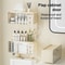 Large Capacity WallMounted Bathroom Storage Box Multifunctional Toilet Shelf Without Drilling 0