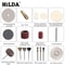 Rotary Tool Accessories Kit Easy Cutting Grinding Sanding Carving And Polishing Set Hilda And Dreme 6