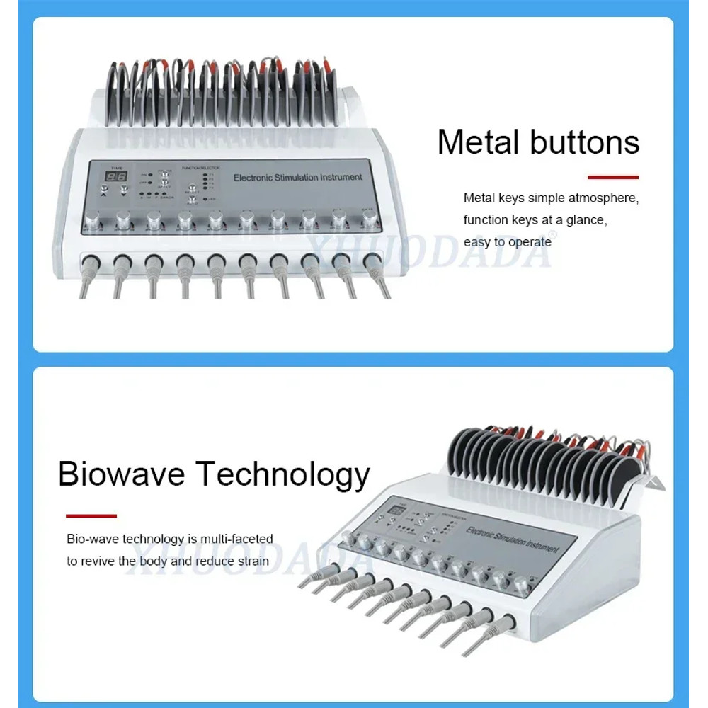 EMS Muscle Stimulator Machine Electric Weight Loss Body Toning with Russian Waves Technology