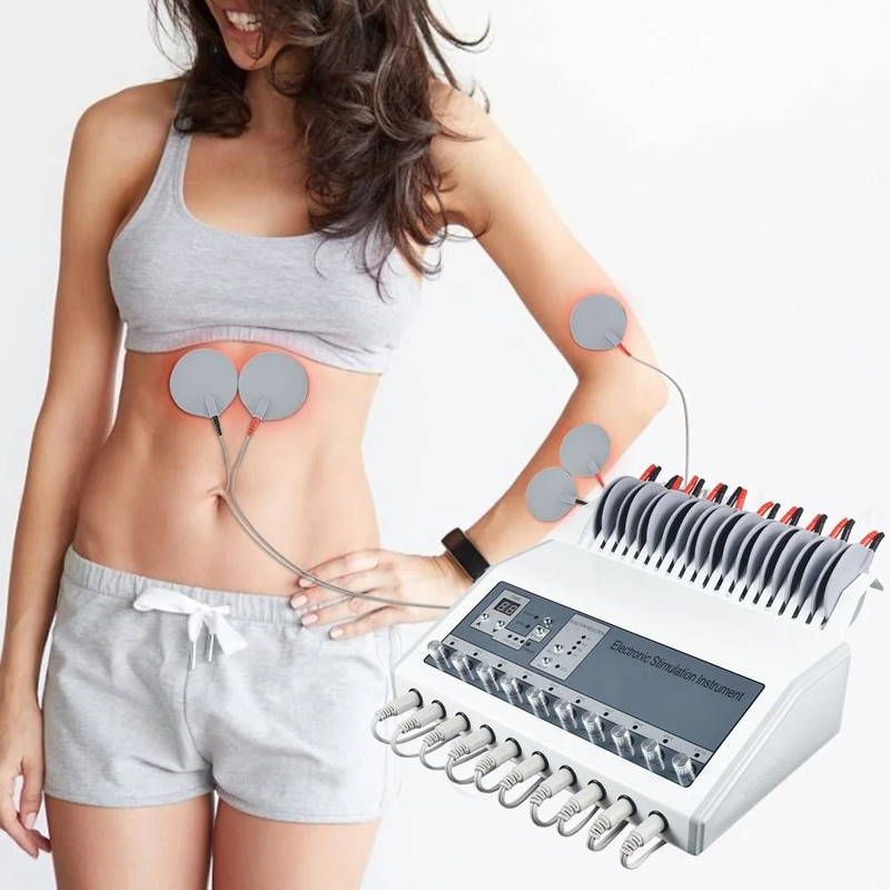 EMS Muscle Stimulator Machine Electric Weight Loss Body Toning with Russian Waves Technology