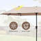Large Patio Umbrella Outdoor DoubleSided Market Canopy Extra Large Table Umbrella With Easy Crank F 4