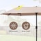 Large Patio Umbrella Outdoor DoubleSided Market Canopy Extra Large Table Umbrella With Easy Crank F 4