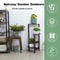Tier Bamboo Tall Corner Plant Rack Planter Stand Flower Pot Holder Storage Shelf For Balcony Garden 4