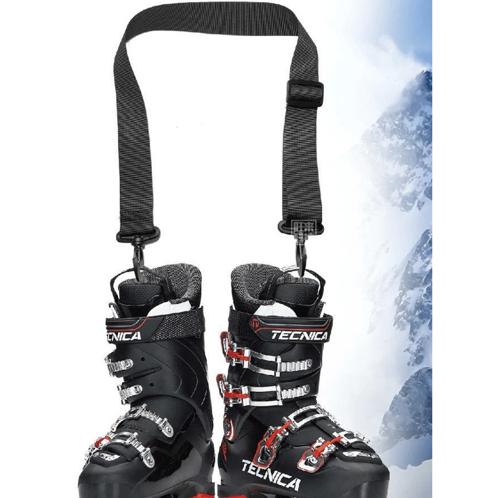 Convenience Portable Ski Strap Adjustable Ski Carrier For Ski Boots Durable Ski Equipment Carrier F 1