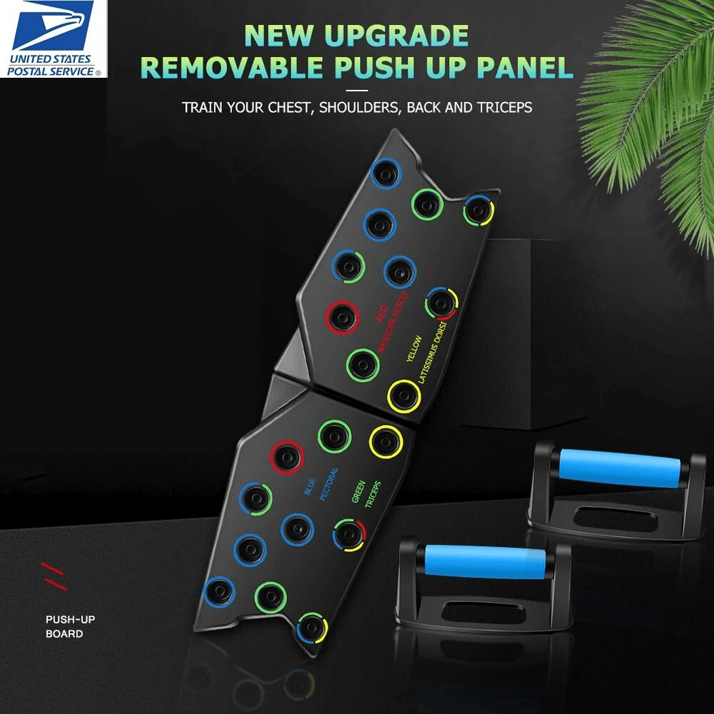 Push Up Panel Rack Board System NEW UPGRADE Home Workout Gym Equipment 0