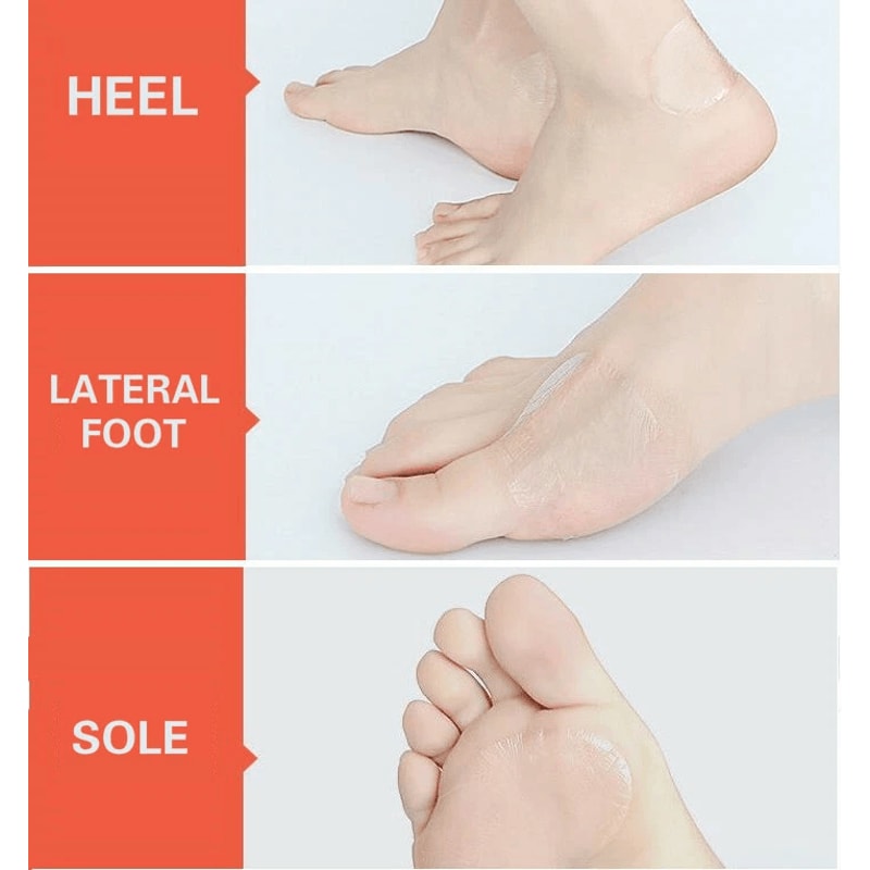 Invisible Waterproof Tape For High Heel Shoes 30PCS Blister Relieve Pain Sticker Patch UltraThin B 5