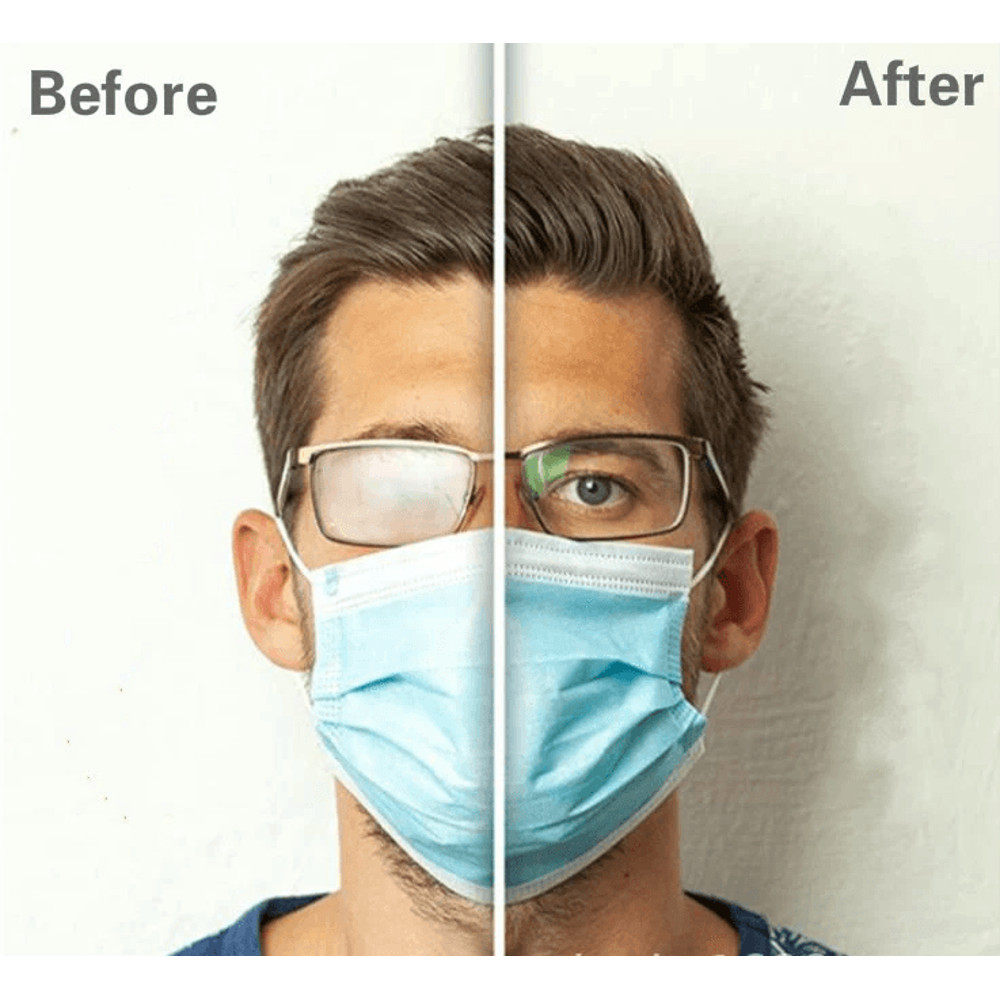 Antifog Full Day Eyeglass Cleaning Wipes Cloth Reusable Suede Defog For Sunglasses 3