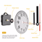 Clock Movement Mechanism Quartz Wall DIY Hands Repair Replacement Tool Parts Kit Silent Sweep Motor 6