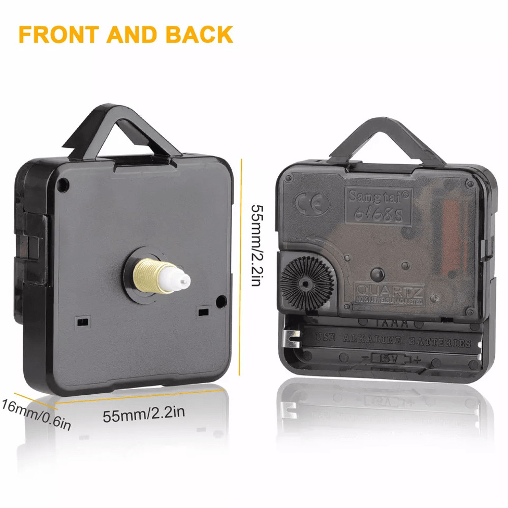 Clock Movement Mechanism Quartz Wall DIY Hands Repair Replacement Tool Parts Kit Silent Sweep Motor 4