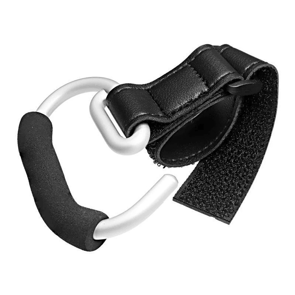 Leather Metal Baby Stroller Hook Clip Hanger Anti Slip Carabiner Spring Clip Heavy Duty Bag Holder 5