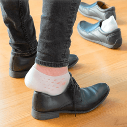 invisible height increase silicone insoles pads set, concealed footbed enhancers for men and women shoes