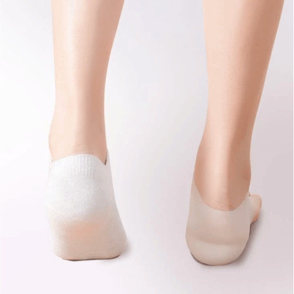 Invisible Height Increase Silicone Insoles Pads Set Concealed Footbed Enhancers For Men And Women S 2