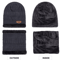 Mens Womens Winter Beanie Hat Scarf Set Warm Knit Hat And Thick Fleece Lined Cap For Cold Weather O 1