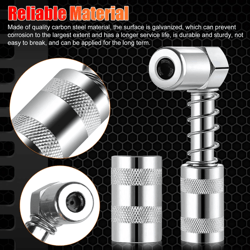 grease nozzle adapter, coupler grease fitting tool with protective sleeve