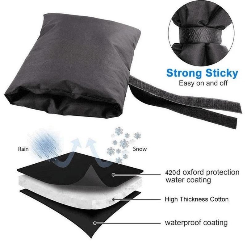 Winter Outdoor Garden AntiFreeze Faucet Protective Cover Protector Sock For Cold Weather Water Spig 9