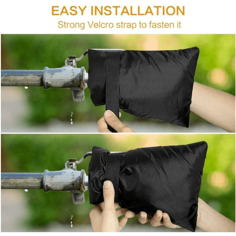 Winter Outdoor Garden AntiFreeze Faucet Protective Cover Protector Sock For Cold Weather Water Spig 4