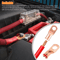 AWG Gauge Copper Lugs With BLACK RED Heat Shrink End Ring Terminals Wire Connectors Kit 1