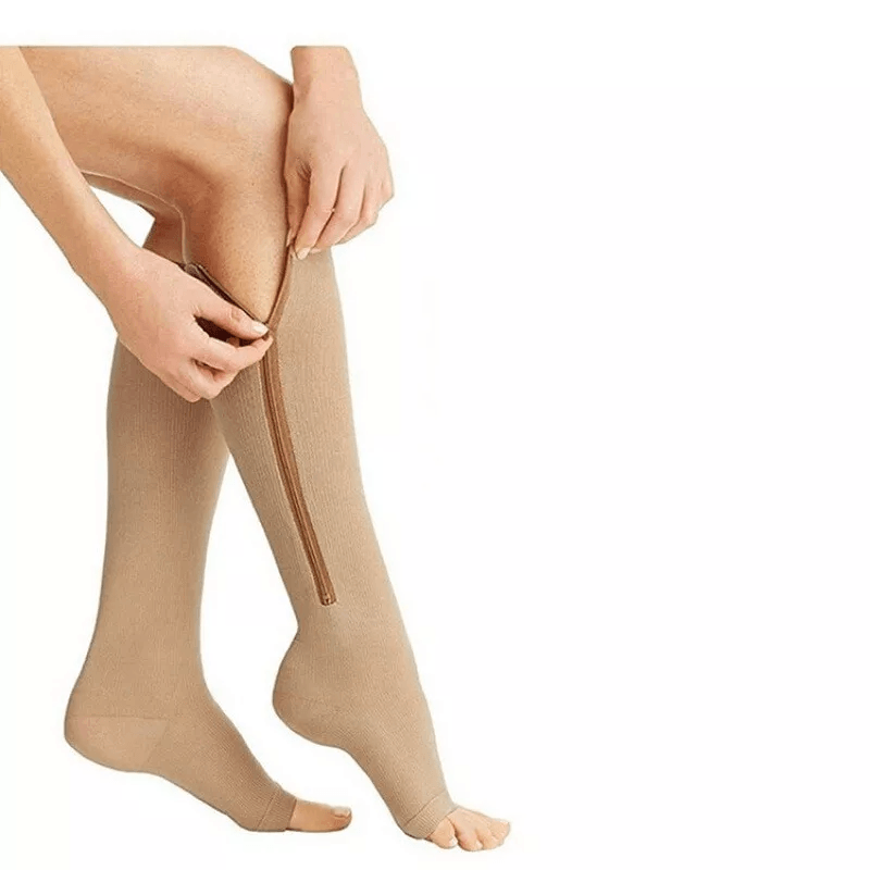 Compression Socks For Men Women Calf High Medical Anti Fatigue Stockings For Circulation Travel Spo 0