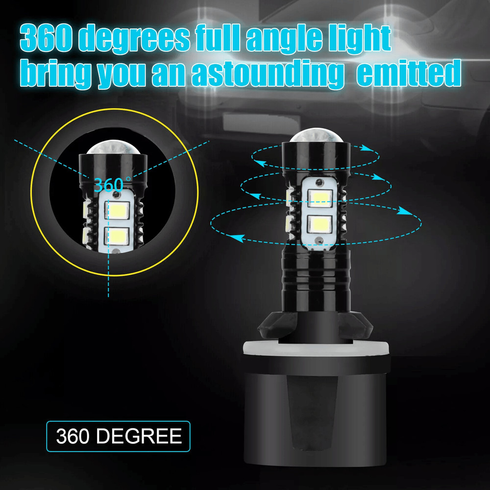 LED Fog Light Driving Bulbs Xenon White 0