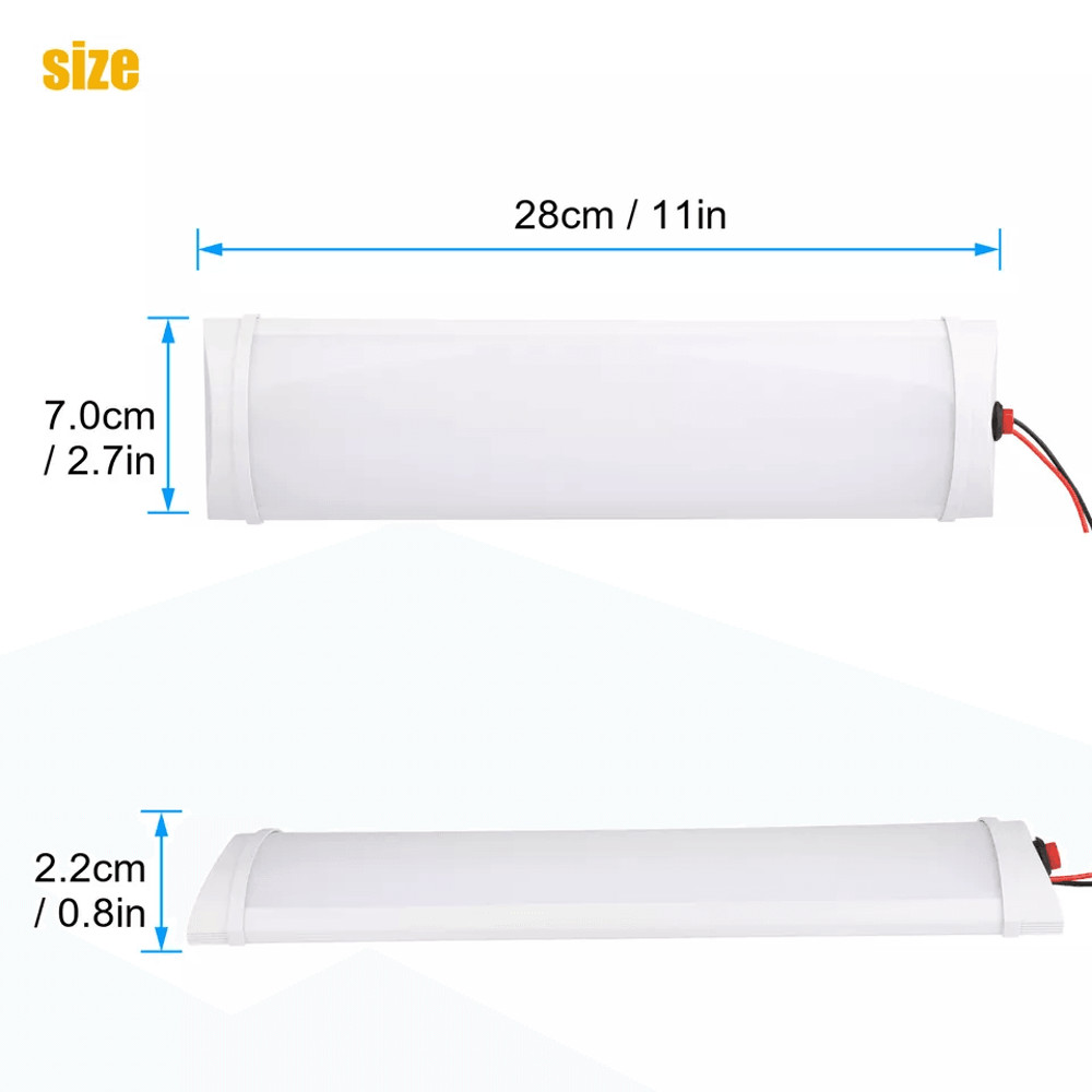 LED Car Interior Roof Light Ceiling Dome Lamp For RV Camper Truck 5
