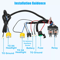 LED Headlight Relay Wiring Harness Kit 2