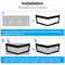 Car Universal Grill Mesh Net Sheet Aluminum Rhombic Auto Grill 1