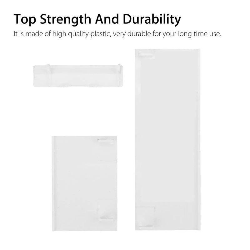Memory Card Slot Cover Replacement For Nintendo Wii Console Durable Plastic Door Lids Kit 3