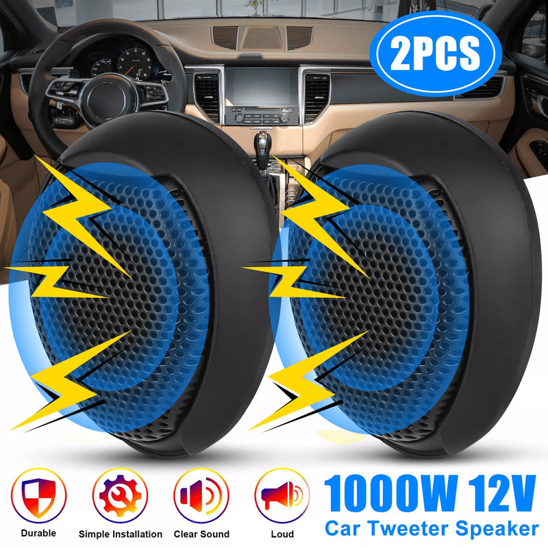 Universal Car Stereo Speaker Audio Dome Tweeter Super Power Loud Car Sound Upgrade 0