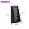 Solar Colorful Wall Light RGB Color Changing Outdoor Waterproof Garden Fence Lamp 4