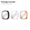 Watch Case TPU Screen Cover Protector For Fitbit Versa Sense Smartwatch UltraThin Shockproof Full P 8